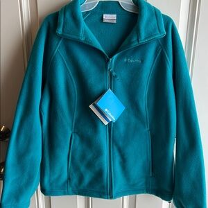 Columbia Teal Fleece Jacket